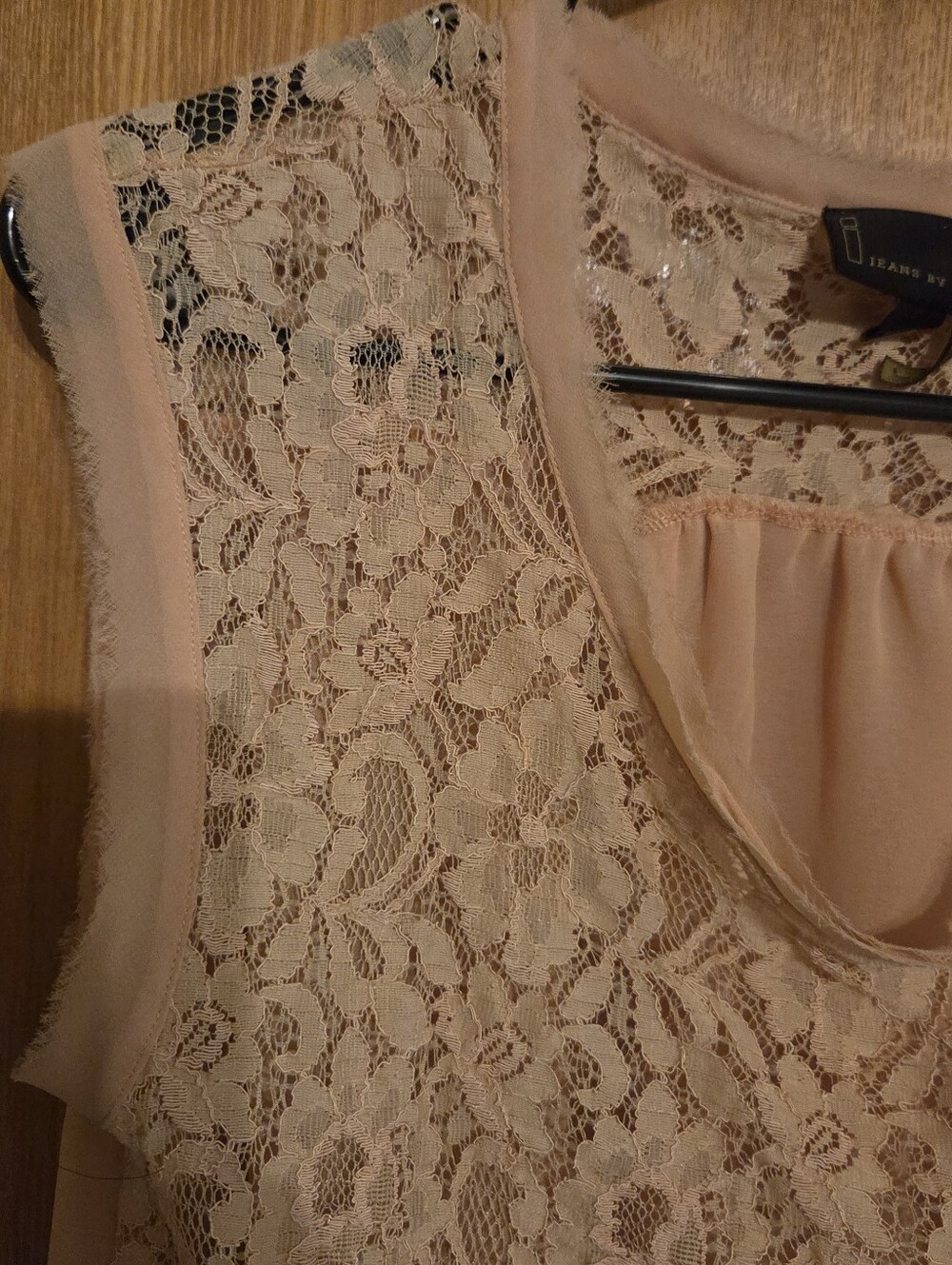 I Jeans By Buffalo Lace Sleeveless Camisole - Blush Pink - Picture 3 of 7